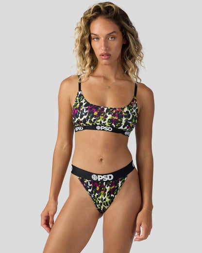 PSD Modal - Jewel Leopard - Scoop Bralette - Modal