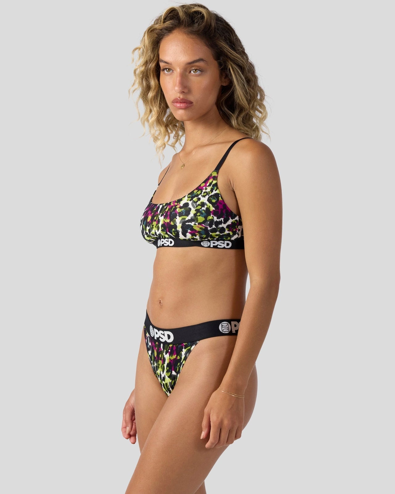 PSD Modal - Jewel Leopard - Scoop Bralette - Modal
