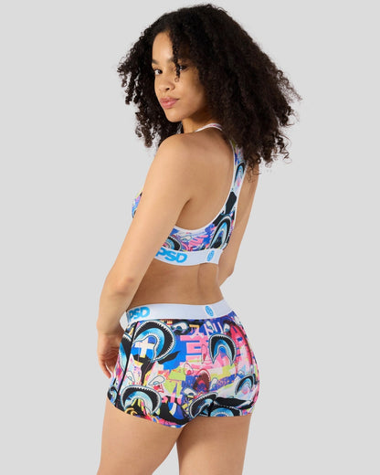 PSD Warface Shark Glitch - Sports Bra