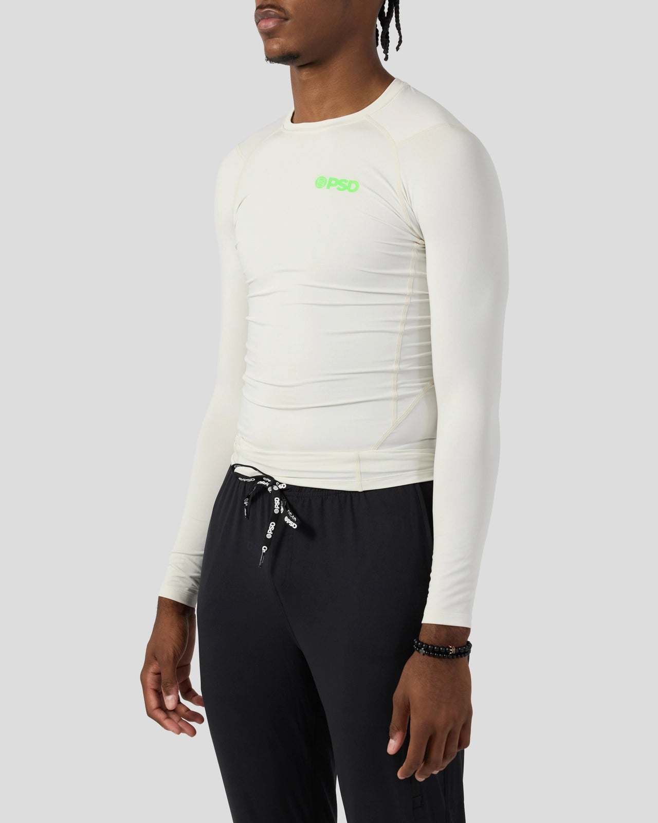 PSD Compression Tee Long Sleeve - Ash - Compression Tee