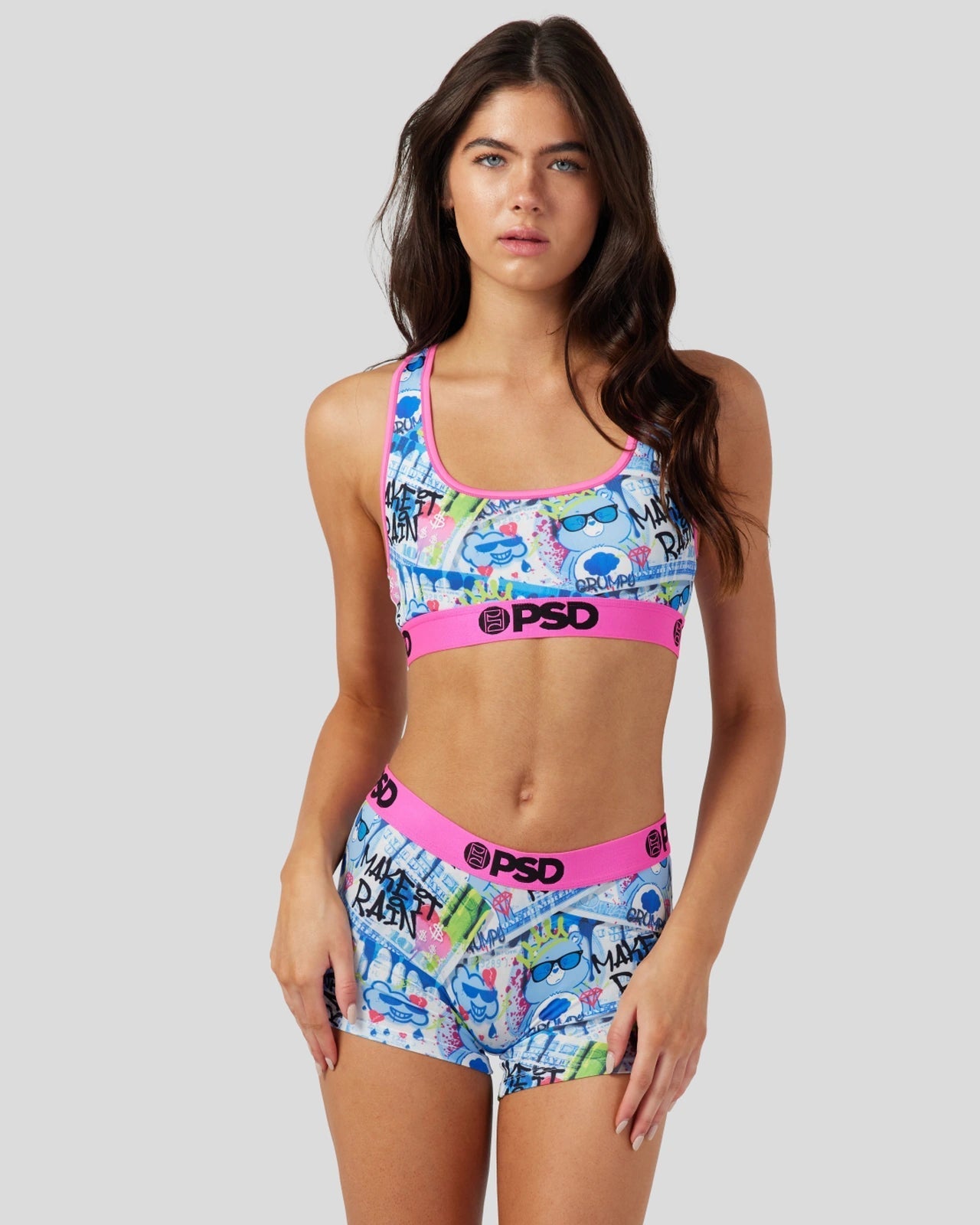 PSD Care Bears - Make It Rain - Sports Bra