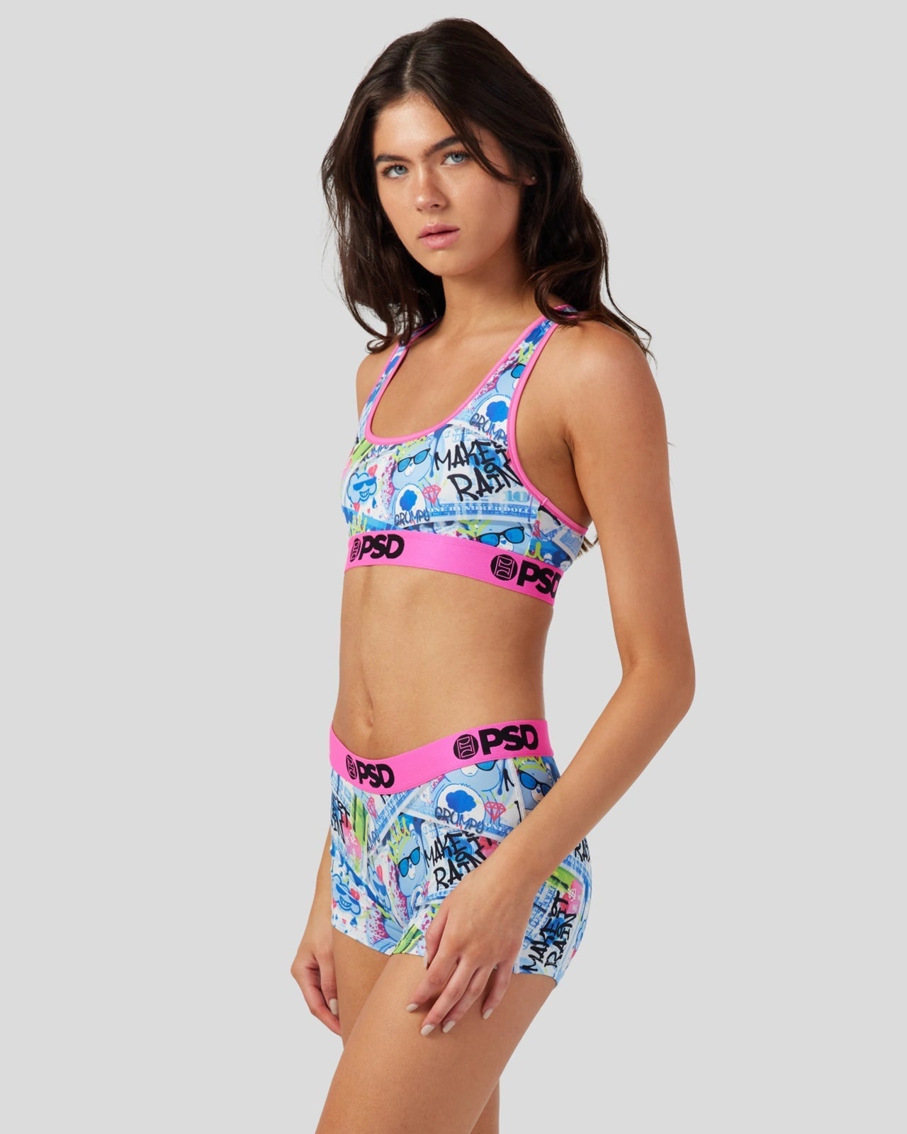 PSD Care Bears - Make It Rain - Sports Bra