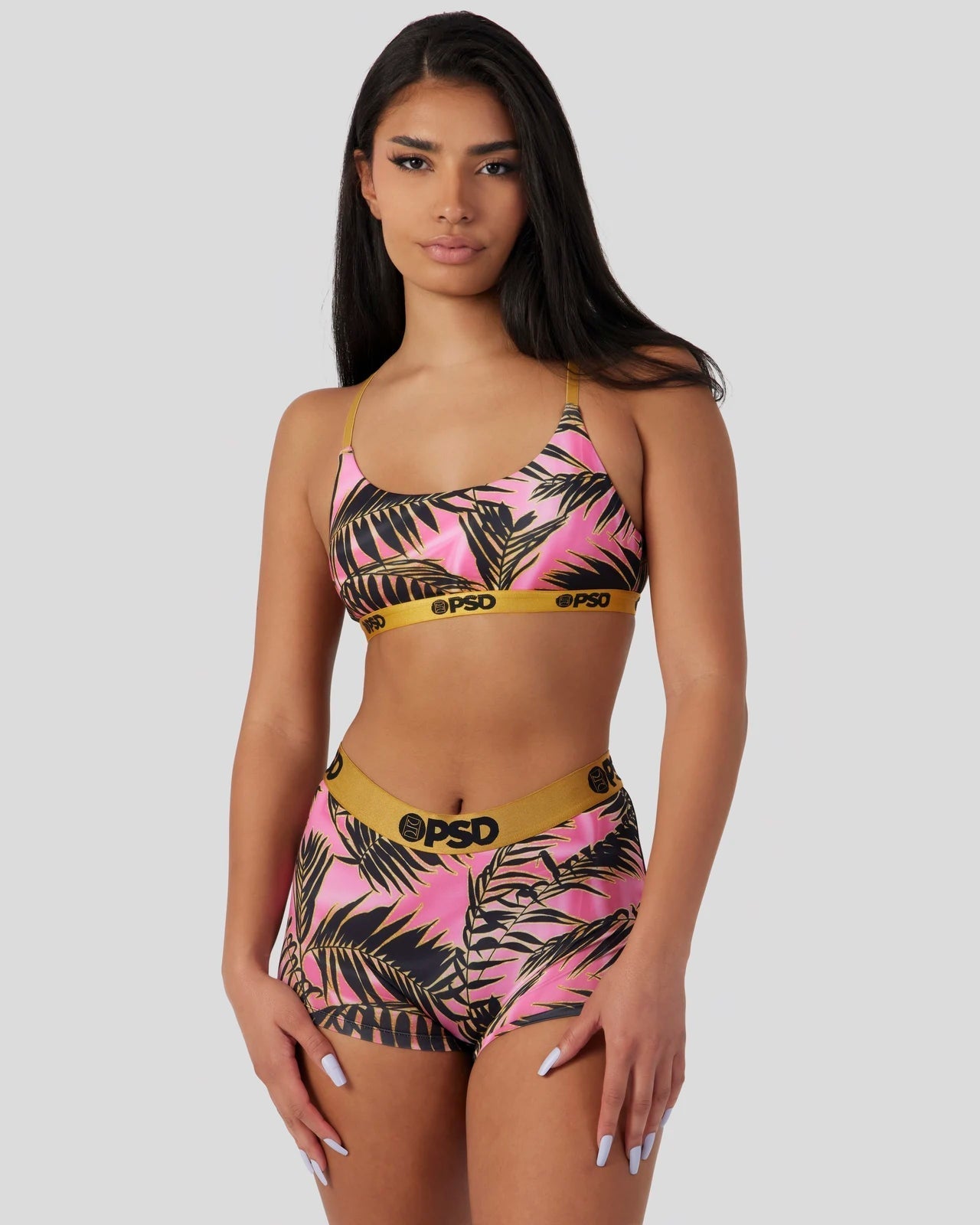 PSD Katya Henry - Silk Palms - Scoop Bralette