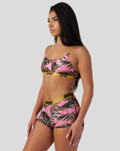 PSD Katya Henry - Silk Palms - Scoop Bralette
