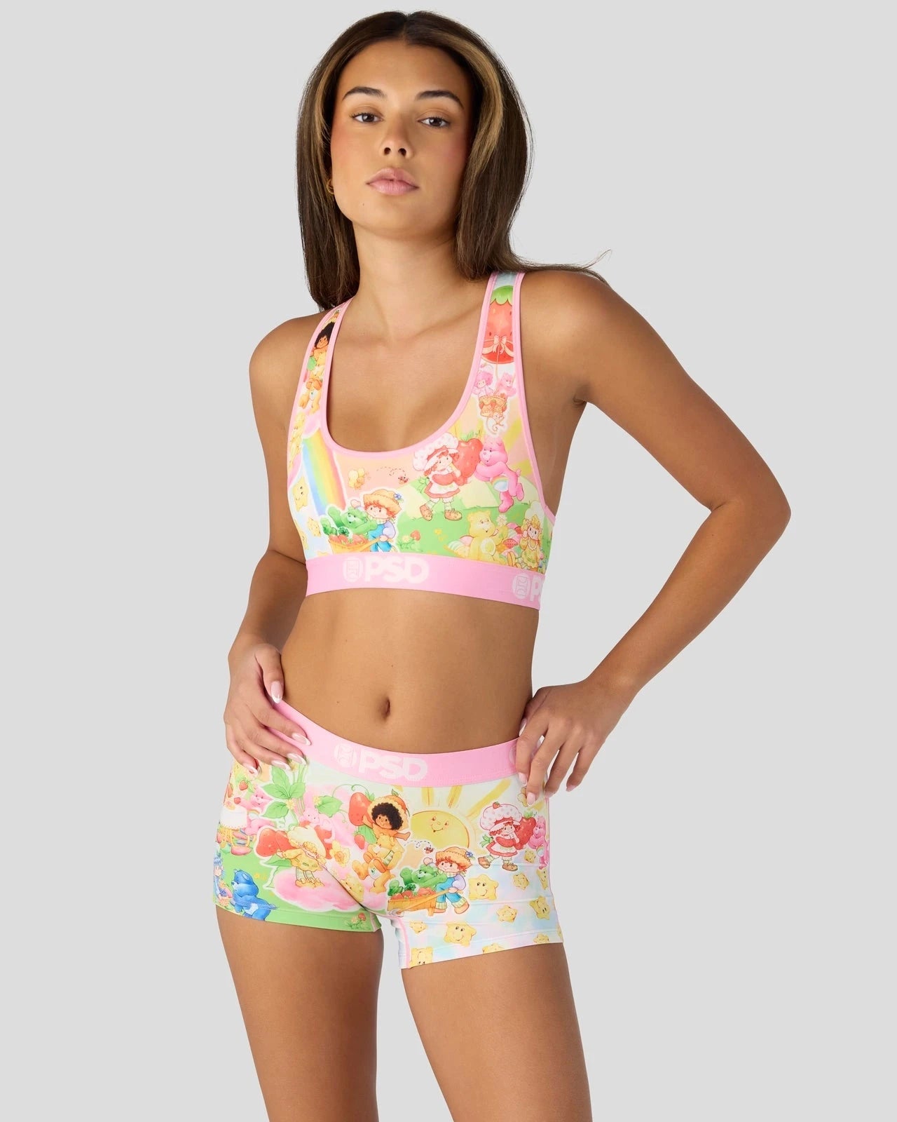 PSD Strawberry Shortcake x Care Bears - Land - Sports Bra