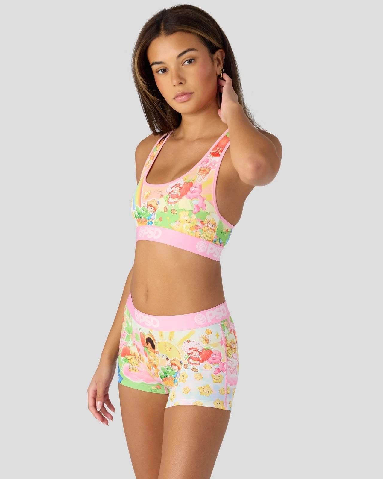 PSD Strawberry Shortcake x Care Bears - Land - Sports Bra