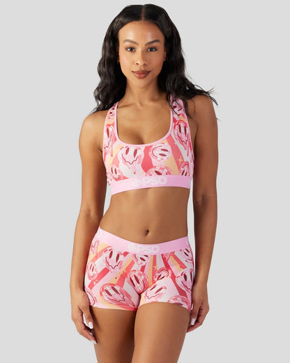 PSD 70s Smiley - Sports Bra