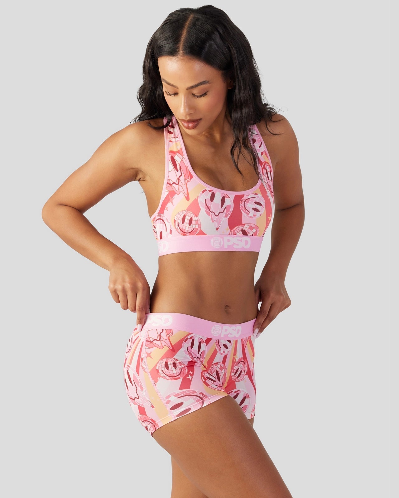 PSD 70s Smiley - Sports Bra