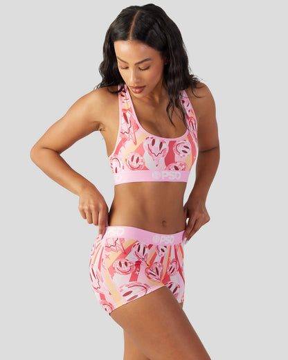 PSD 70s Smiley - Sports Bra