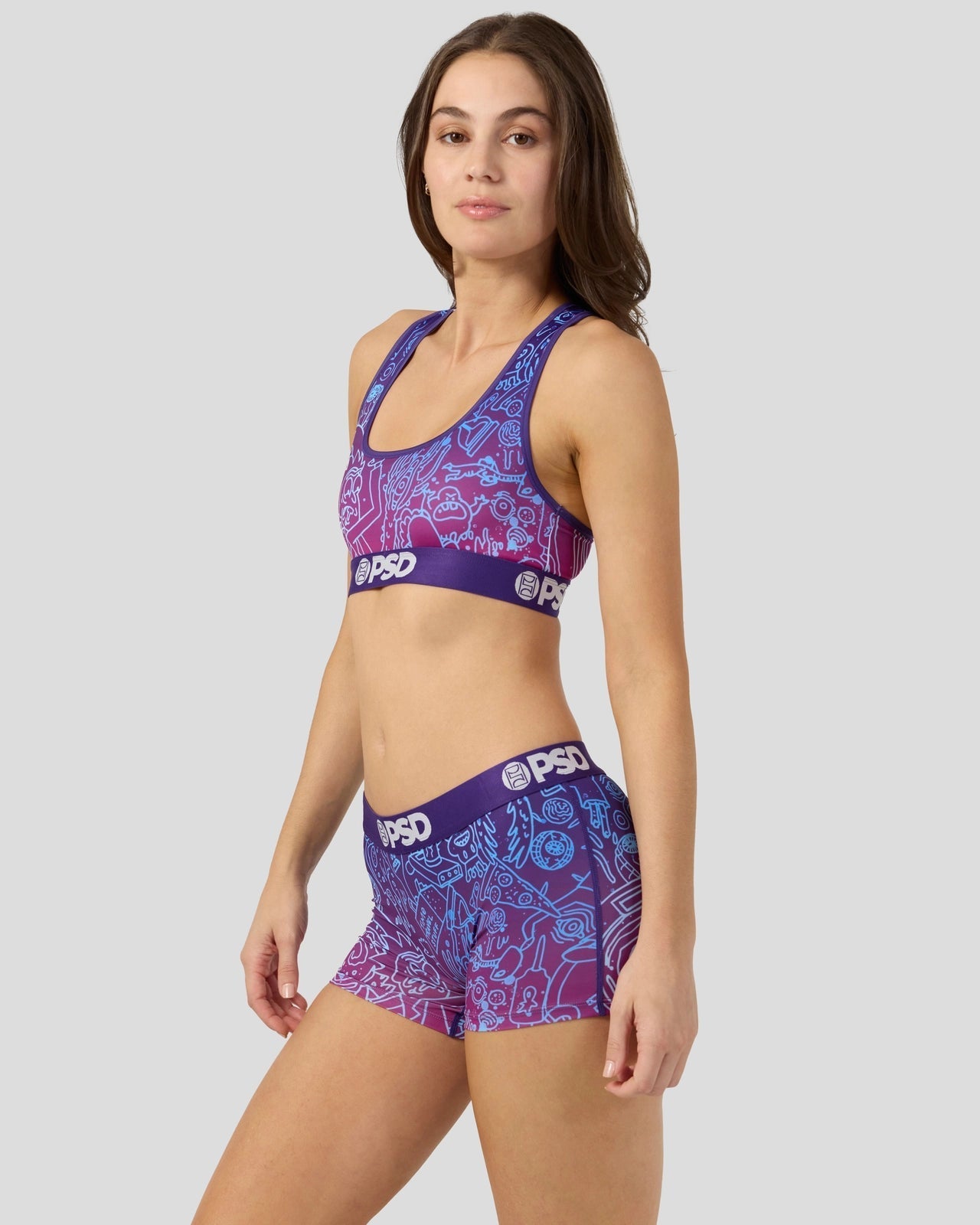 PSD Rick and Morty - Fader - Sports Bra