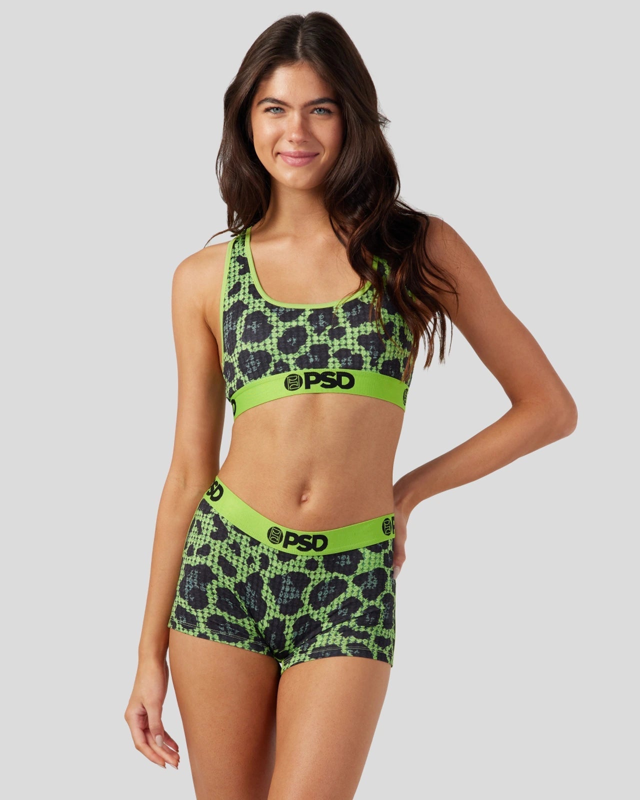 PSD Katya Henry - Rhinestone Cheetah - Sports Bra