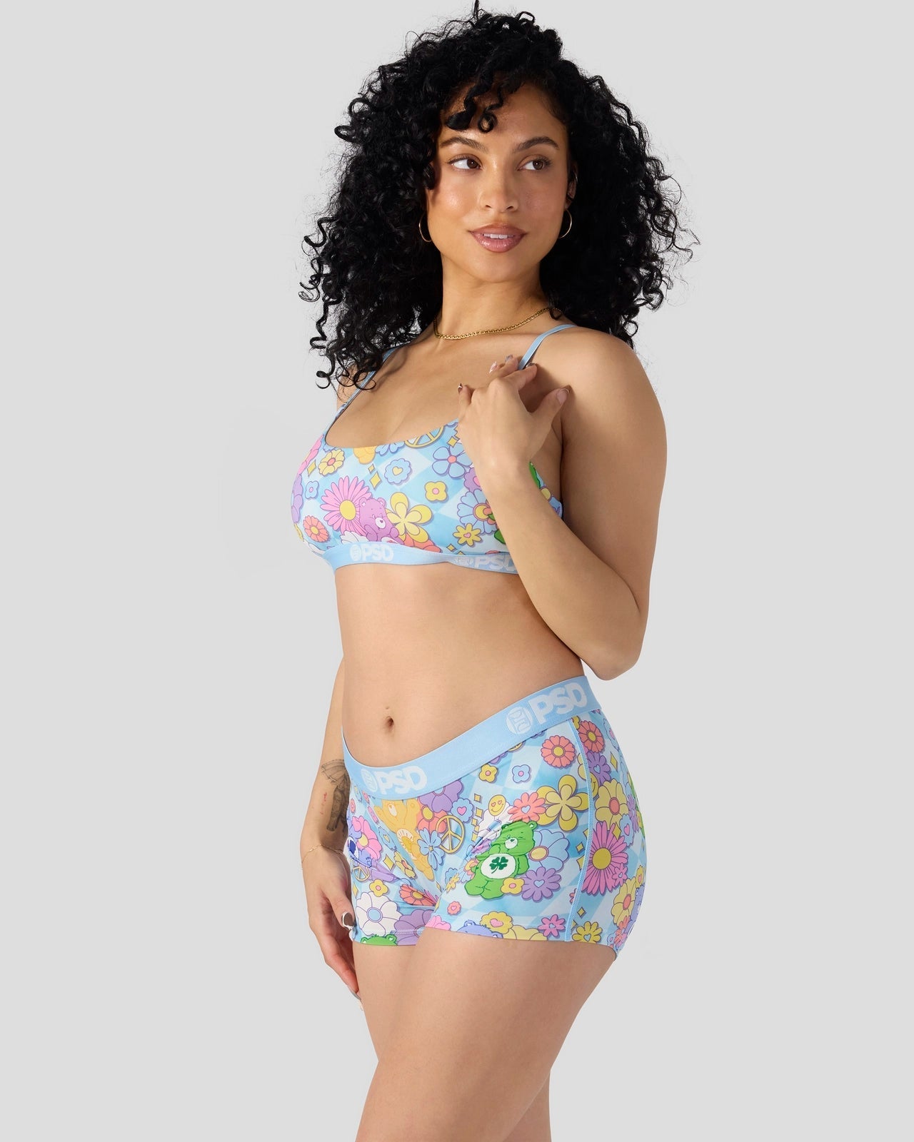 PSD Care Bears - Flower Power - Scoop Bralette