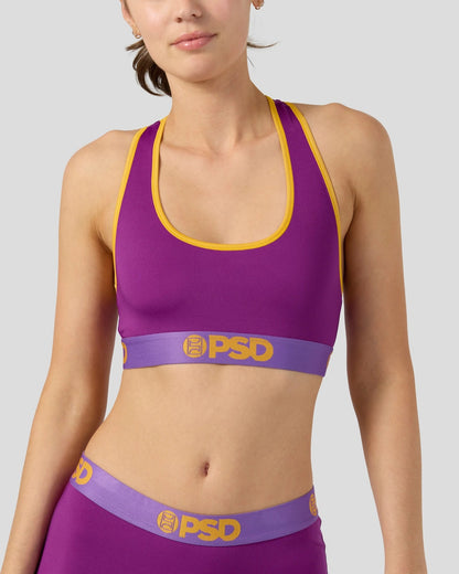 PSD Solids - Plum Pop - Sports Bra