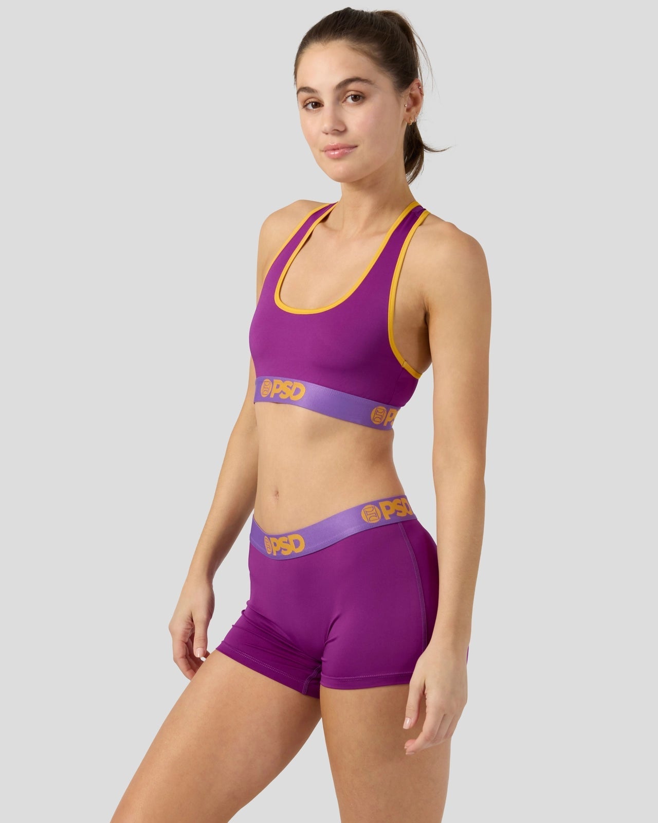 PSD Solids - Plum Pop - Sports Bra
