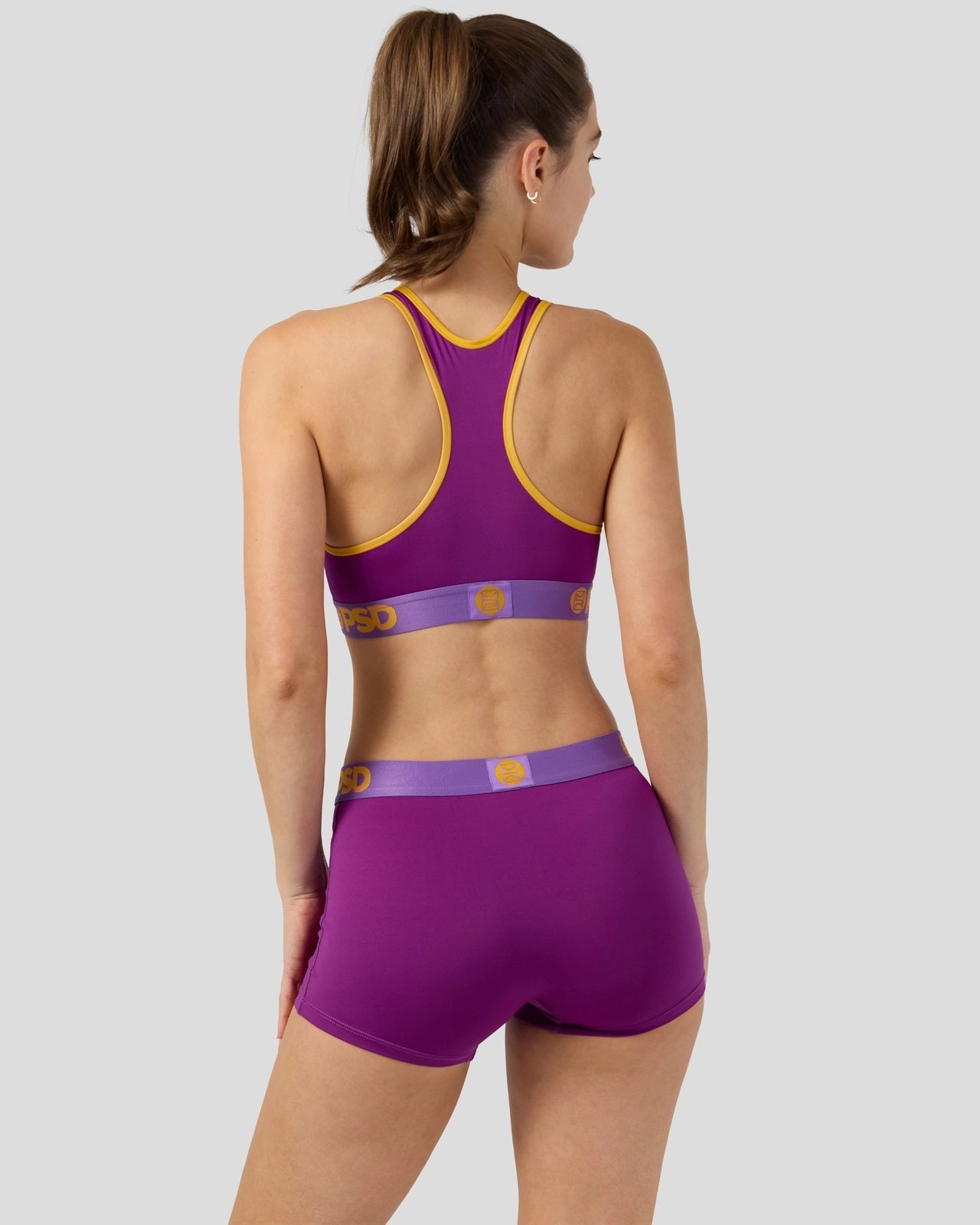 PSD Solids - Plum Pop - Sports Bra