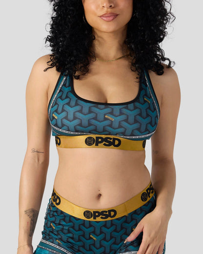PSD Baller Lux Teal - Sports Bra