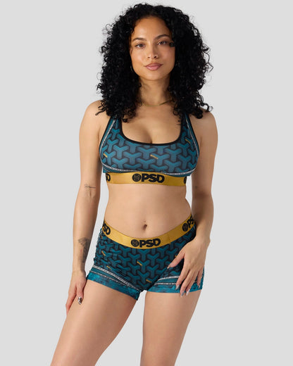 PSD Baller Lux Teal - Sports Bra