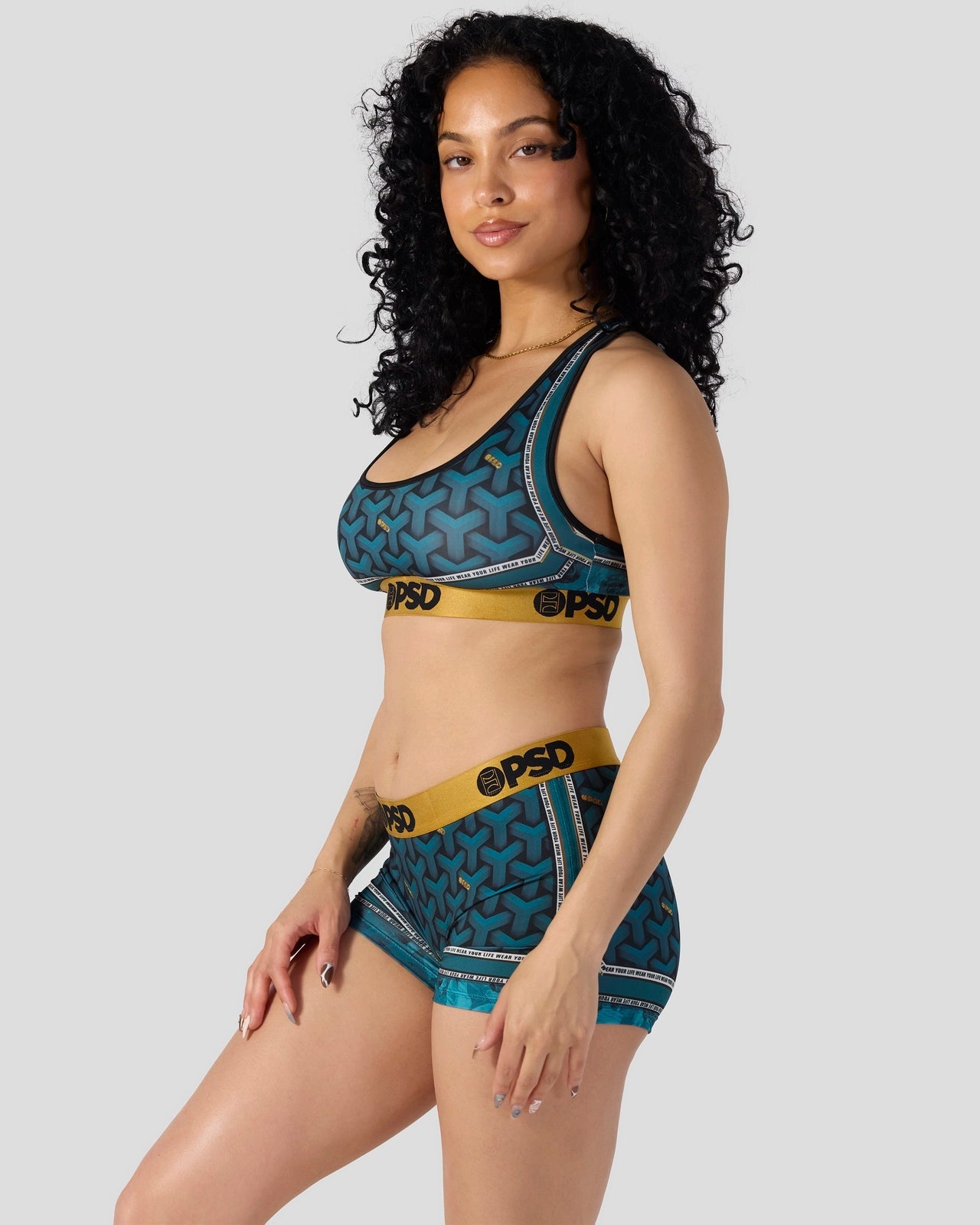 PSD Baller Lux Teal - Sports Bra