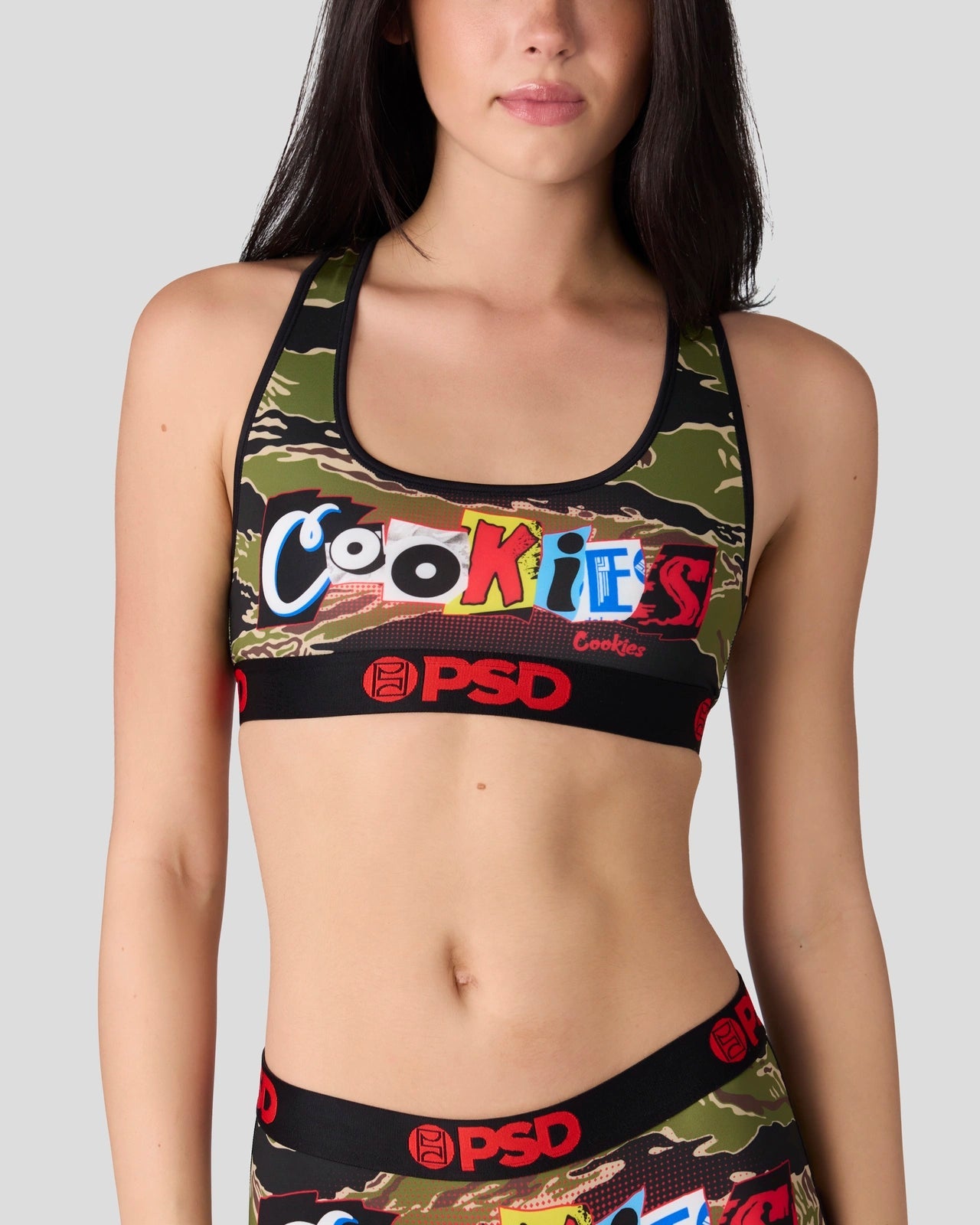 PSD Cookies - Ransom Camo - Sports Bra