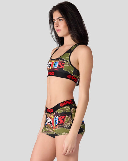 PSD Cookies - Ransom Camo - Sports Bra