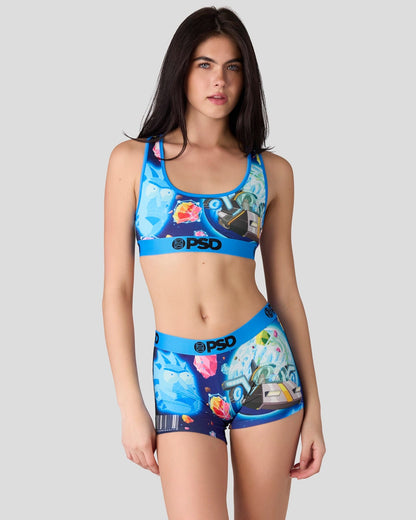PSD Rick and Morty - Travels - Sports Bra