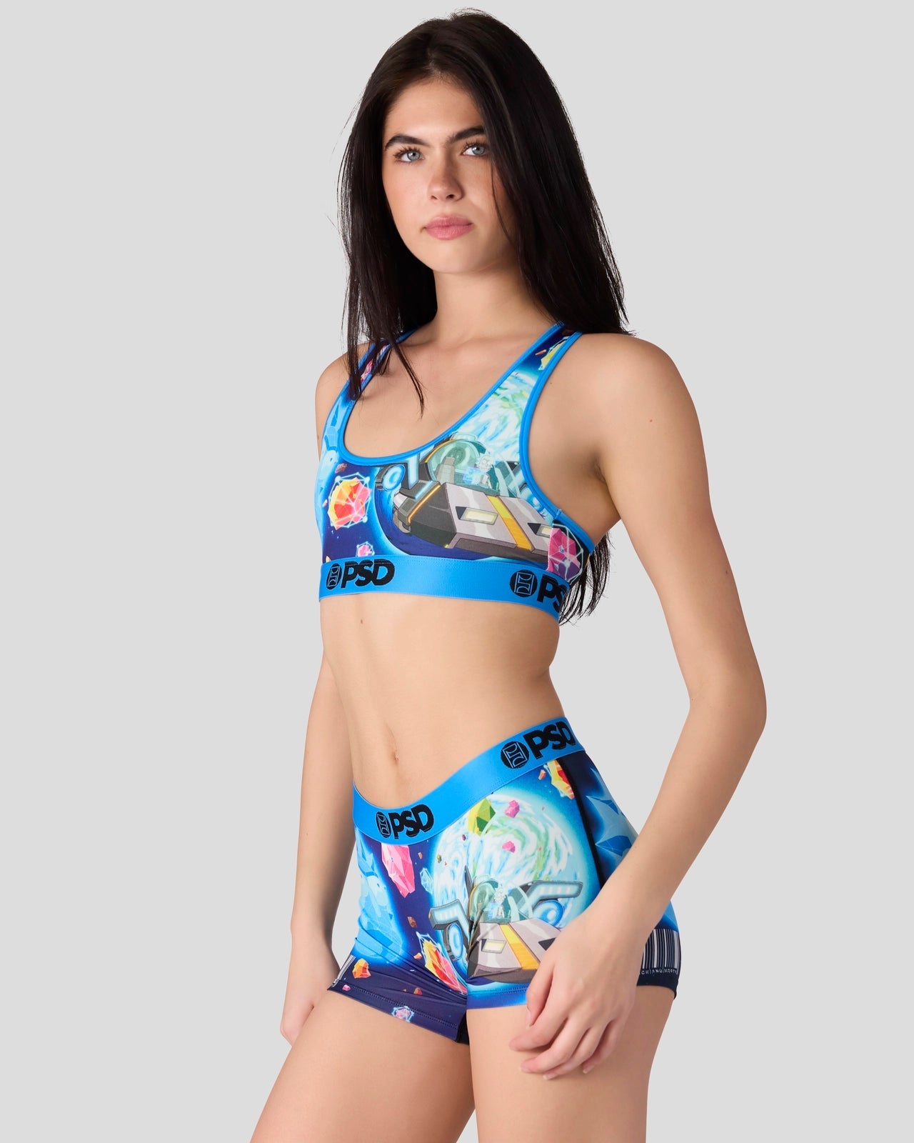PSD Rick and Morty - Travels - Sports Bra