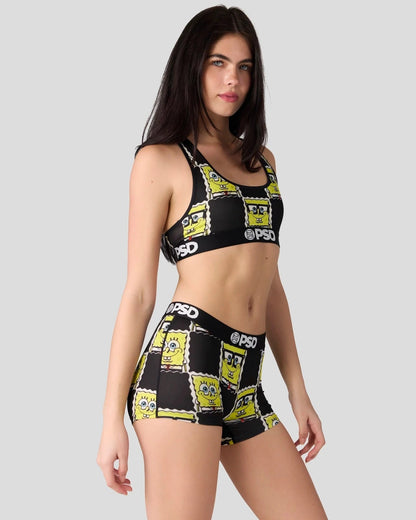 PSD SpongeBob SquarePants - Check - Sports Bra