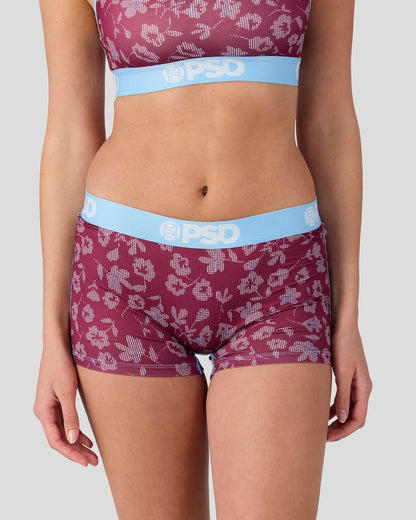 PSD Halftone Bloom - Boy Short