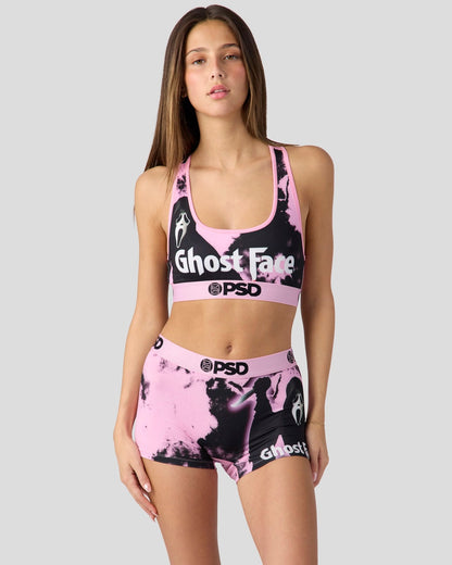 PSD Ghost Face - Pink - Sports Bra