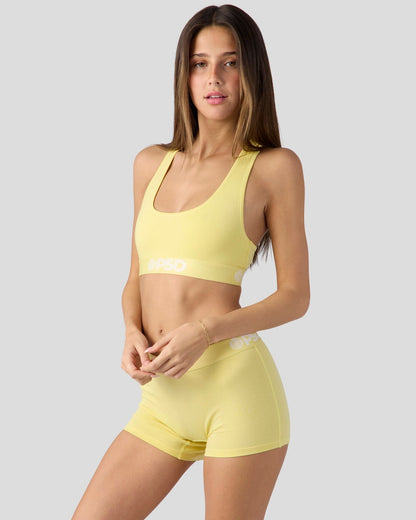 PSD Modal Solids - Lemon - Sports Bra - Modal