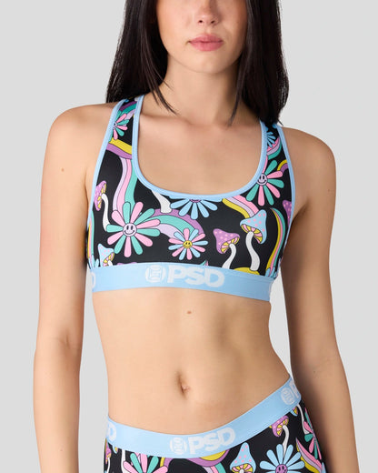 PSD Happy Shrooms - Sports Bra