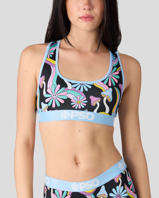 PSD Happy Shrooms - Sports Bra
