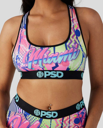 PSD 90's Miami - Sports Bra