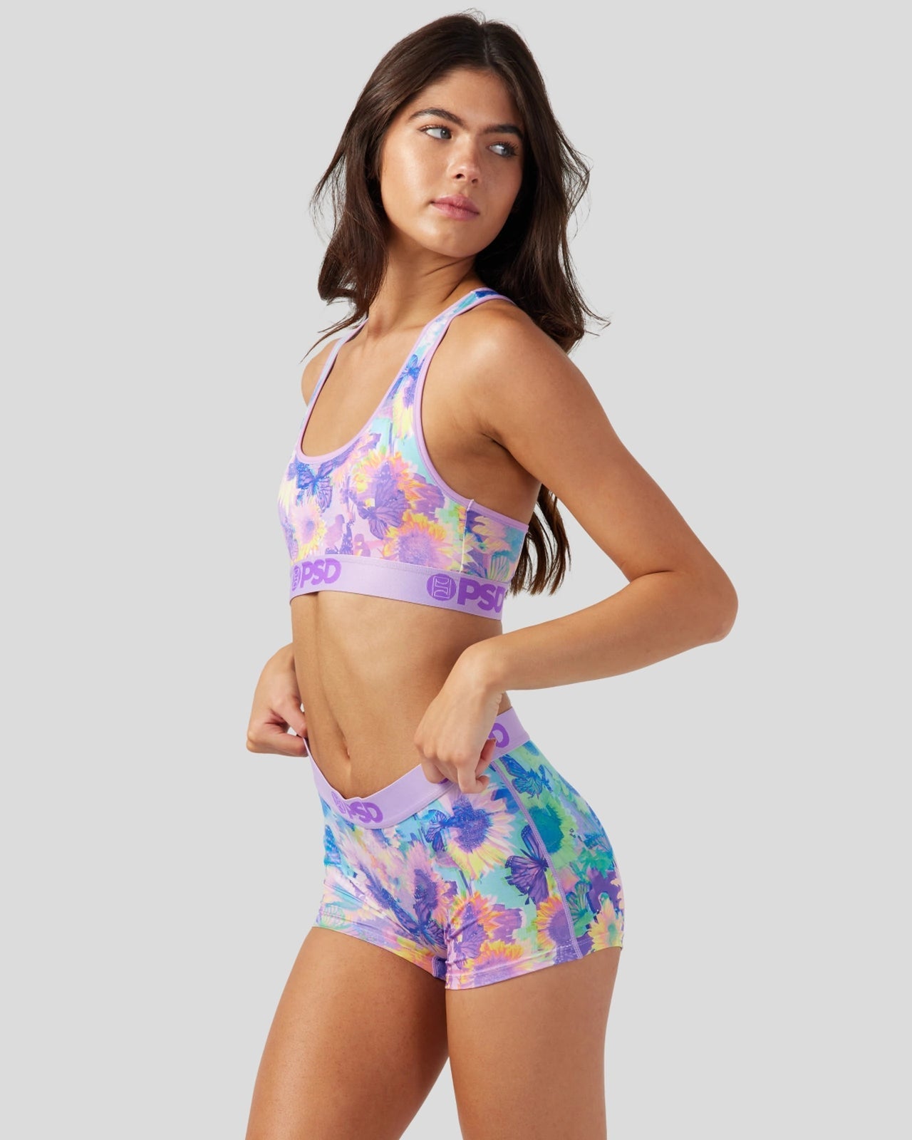 PSD Garden Glitch - Sports Bra