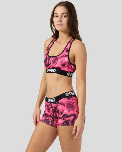 PSD Airbrushed Dragon - Sports Bra