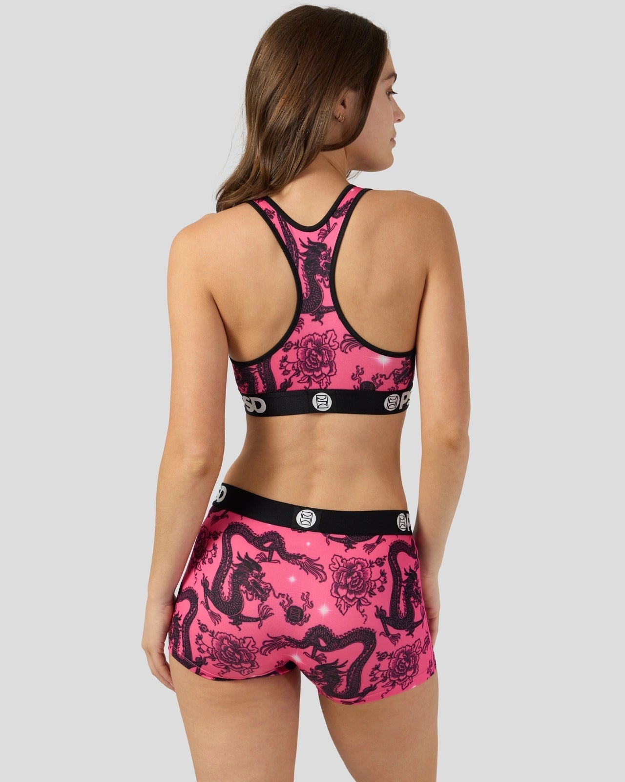 PSD Airbrushed Dragon - Sports Bra