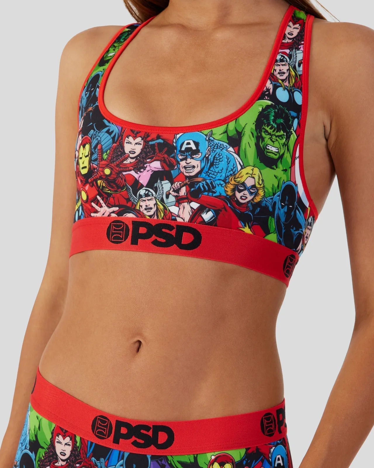 PSD Avengers Sports Bra