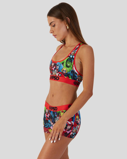 PSD Avengers Sports Bra