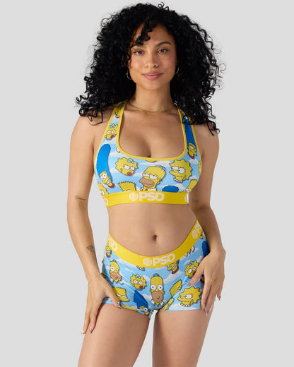 PSD The Simpsons - Heads - Sports Bra
