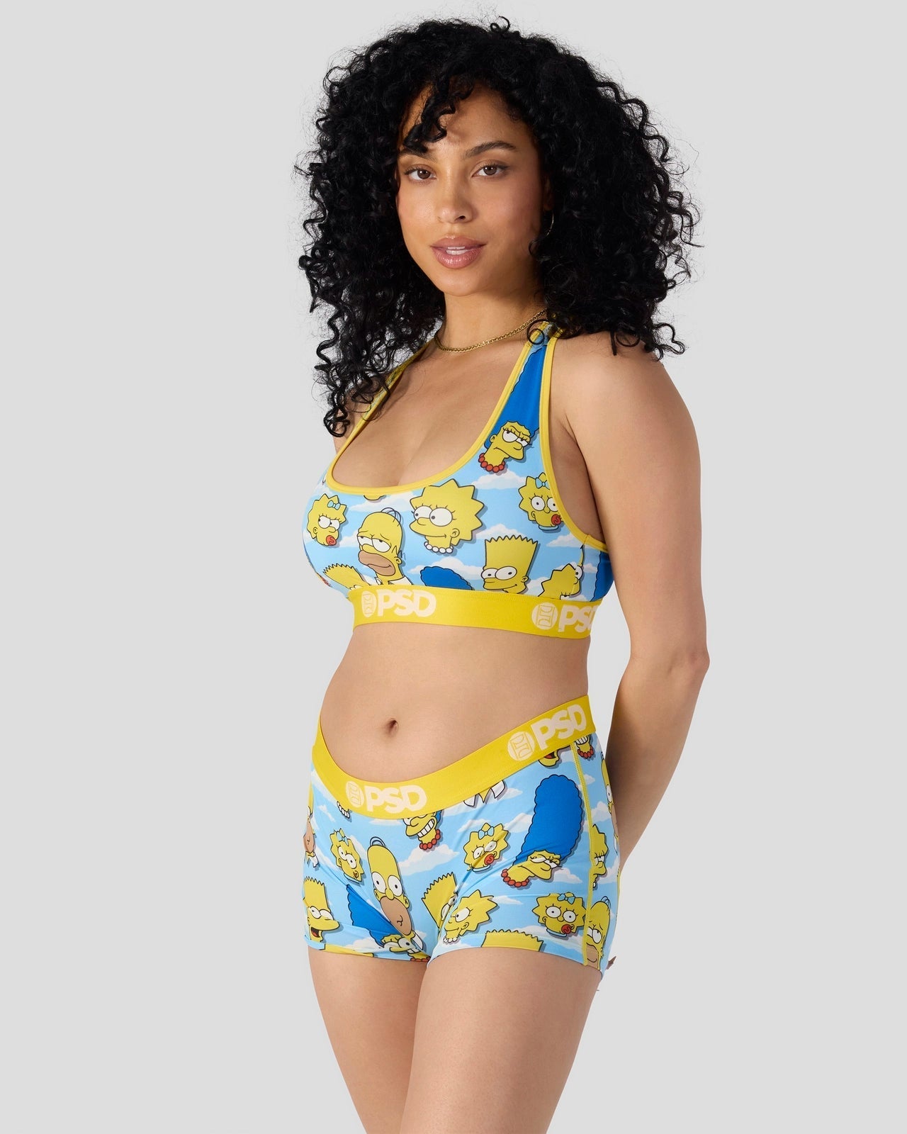 PSD The Simpsons - Heads - Sports Bra