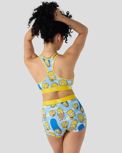 PSD The Simpsons - Heads - Sports Bra