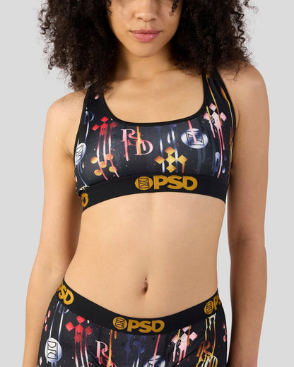 PSD Dark Metal Lux - Sports Bra