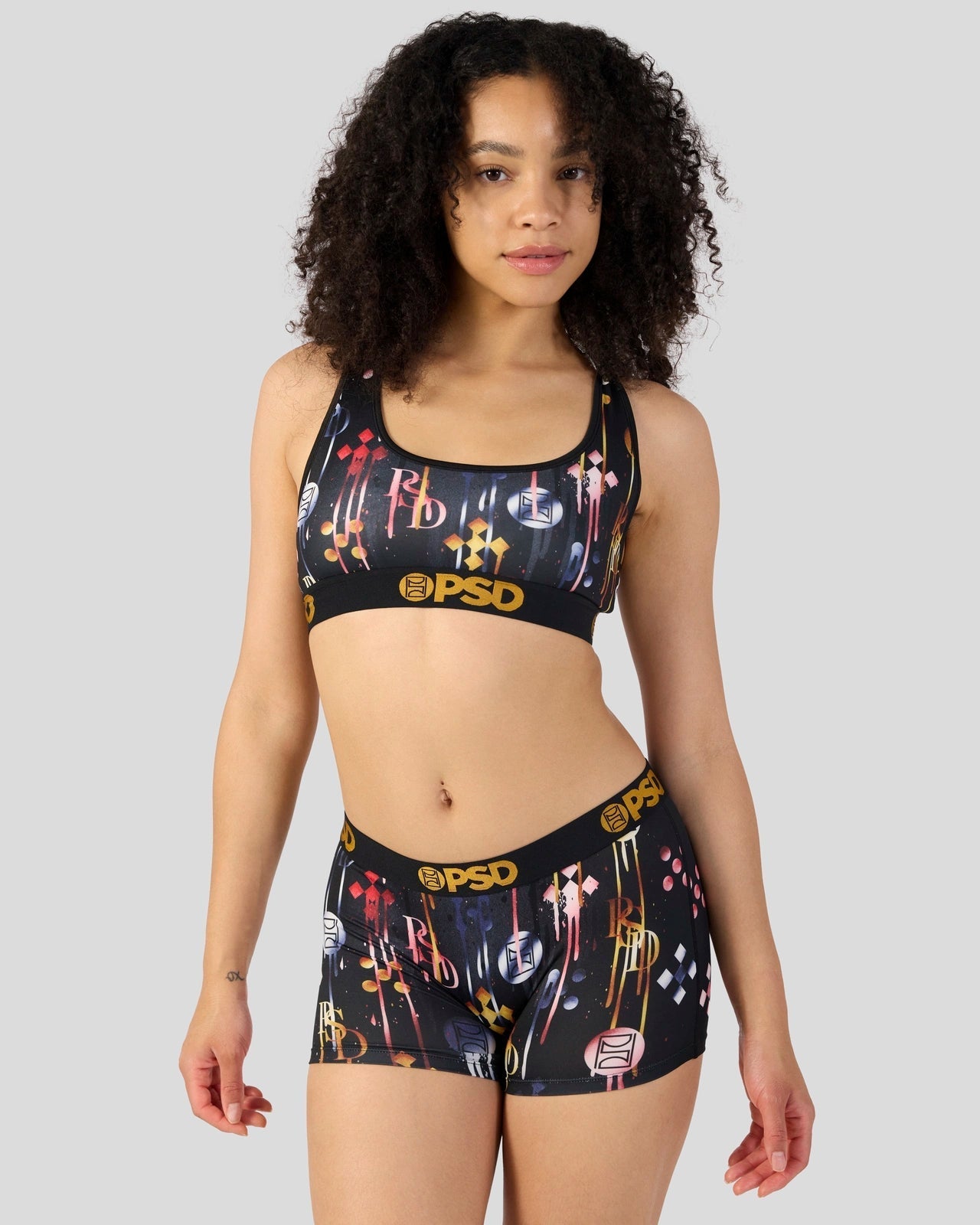 PSD Dark Metal Lux - Sports Bra