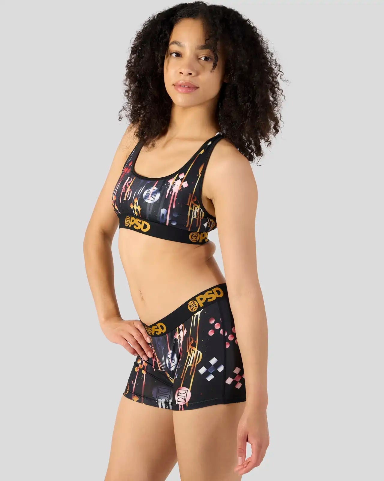 PSD Dark Metal Lux - Sports Bra